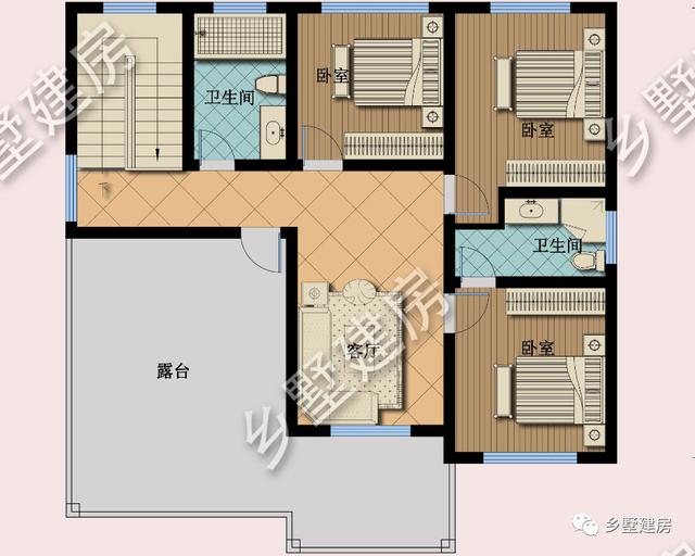 農(nóng)村簡歐風(fēng)小別墅設(shè)計(jì)圖，造價(jià)只要24萬，越看越喜歡，難怪網(wǎng)友搶著建