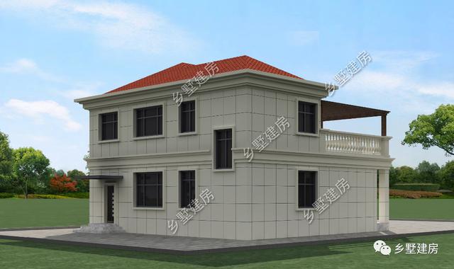 農(nóng)村簡歐風(fēng)小別墅設(shè)計(jì)圖，造價(jià)只要24萬，越看越喜歡，難怪網(wǎng)友搶著建