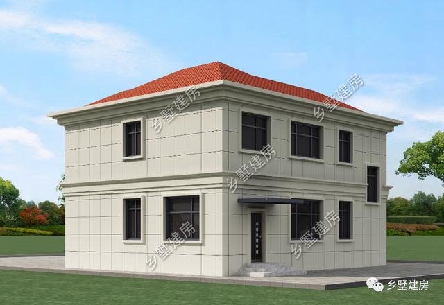 農(nóng)村簡歐風(fēng)小別墅設(shè)計(jì)圖，造價(jià)只要24萬，越看越喜歡，難怪網(wǎng)友搶著建