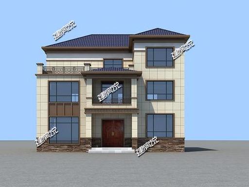 我有一棟漂亮的中式別墅設計圖，要和你分享，圖紙收藏開春就建房