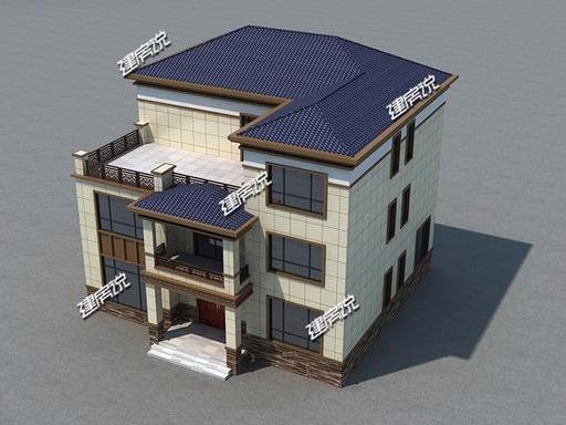 我有一棟漂亮的中式別墅設計圖，要和你分享，圖紙收藏開春就建房