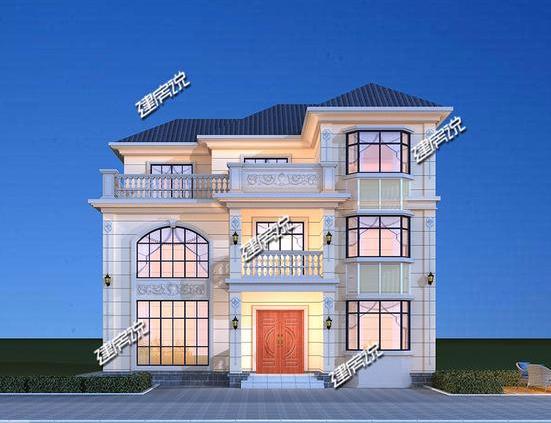 最美三層別墅設(shè)計(jì)圖，廣西小伙蓋村里，四方八鄰都繞路來(lái)看，人人夸贊