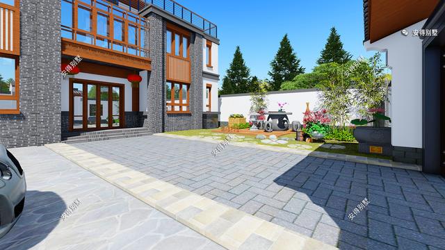 新中式三層別墅設計圖，戶型實用、外觀精美、施工簡單！