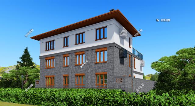 新中式三層別墅設計圖，戶型實用、外觀精美、施工簡單！