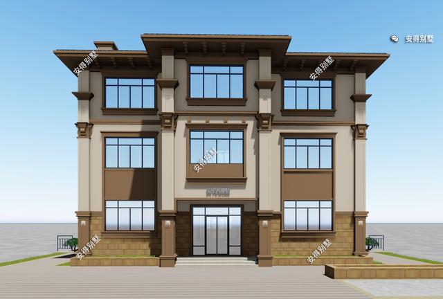 歐式別墅設(shè)計(jì)圖，這款解決了地勢高差問題的，好看實(shí)用簡直帥呆了！