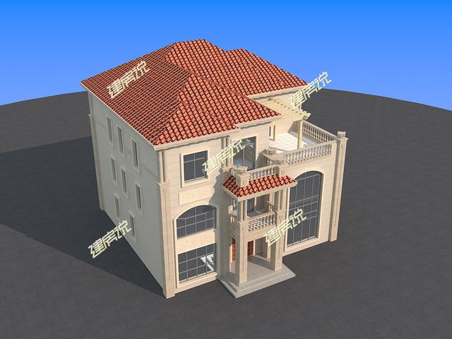 精美三層別墅設(shè)計圖，湖南小伙60萬建，主體剛落成村里人都說氣派，圖紙快快收藏好