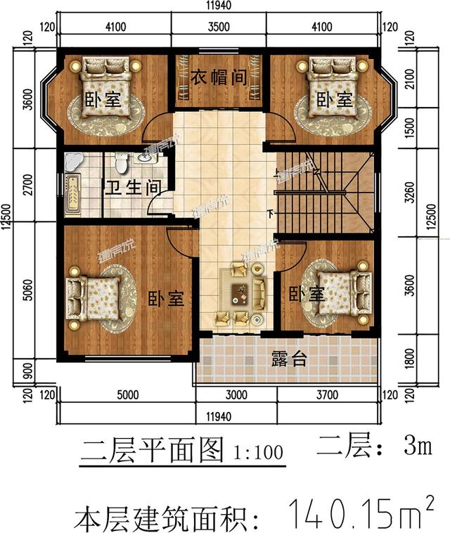 3層別墅設(shè)計(jì)圖，建成這樣，再也不用擔(dān)心娶不到媳婦，門都要被踏破