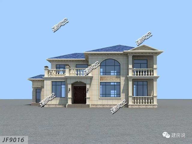 歐式別墅設(shè)計圖，江西老表花35萬建了，村里人都以為花了50萬，面子賺足了