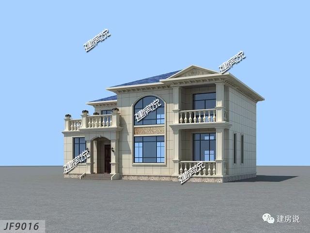 歐式別墅設(shè)計圖，江西老表花35萬建了，村里人都以為花了50萬，面子賺足了