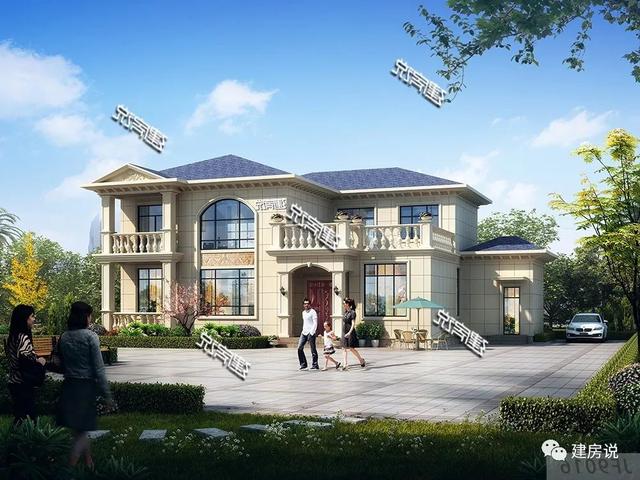 歐式別墅設(shè)計圖，江西老表花35萬建了，村里人都以為花了50萬，面子賺足了