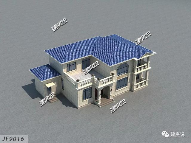 歐式別墅設(shè)計圖，江西老表花35萬建了，村里人都以為花了50萬，面子賺足了