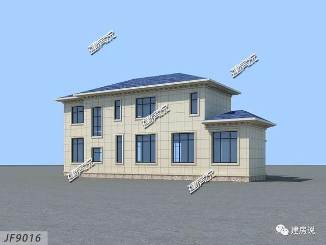 歐式別墅設(shè)計圖，江西老表花35萬建了，村里人都以為花了50萬，面子賺足了