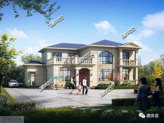 歐式別墅設(shè)計圖，江西老表花35萬建了，村里人都以為花了50萬，面子賺足了