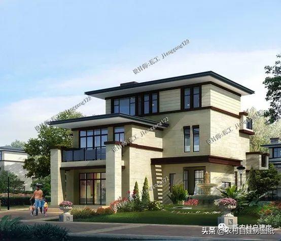 6款現(xiàn)代風(fēng)格農(nóng)村別墅設(shè)計圖，2024年房子這樣建，回頭率100%