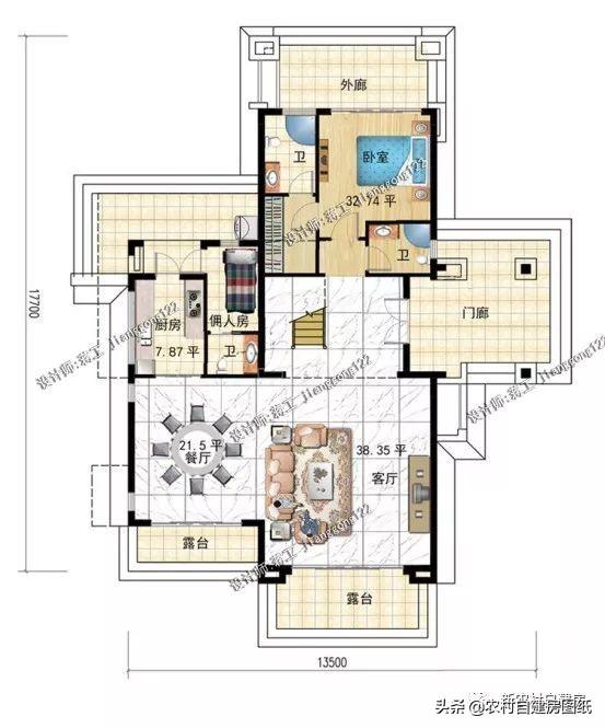6款現(xiàn)代風(fēng)格農(nóng)村別墅設(shè)計圖，2024年房子這樣建，回頭率100%