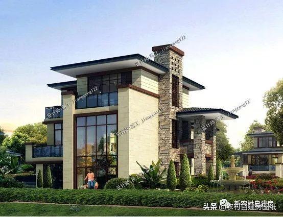 6款現(xiàn)代風(fēng)格農(nóng)村別墅設(shè)計圖，2024年房子這樣建，回頭率100%