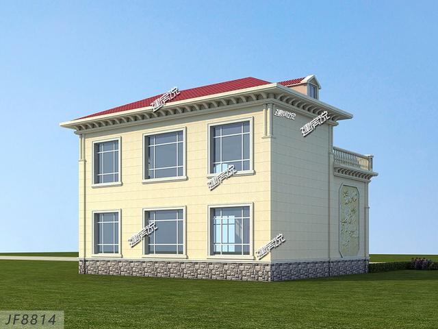 美式二層別墅設(shè)計(jì)圖，四川大叔28萬建了棟別墅，驚艷全村，簡直比四川妹子還火辣