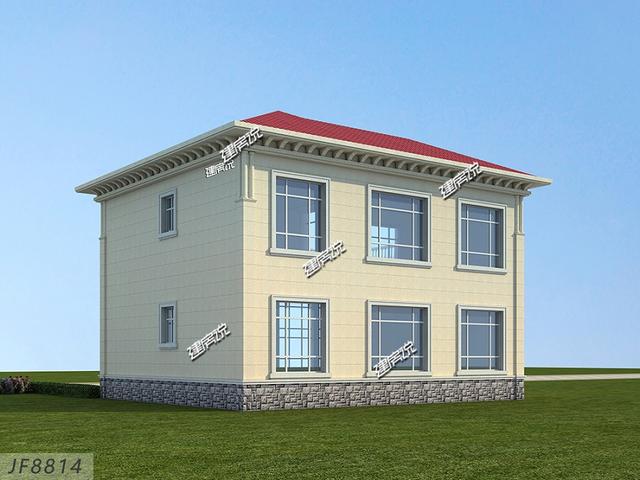 美式二層別墅設(shè)計(jì)圖，四川大叔28萬建了棟別墅，驚艷全村，簡直比四川妹子還火辣