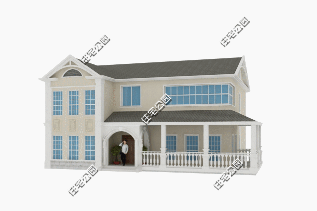 二層別墅設(shè)計(jì)圖推薦，河南農(nóng)村自建2層4室3廳農(nóng)村房，30萬的造價(jià)能蓋起來嗎？