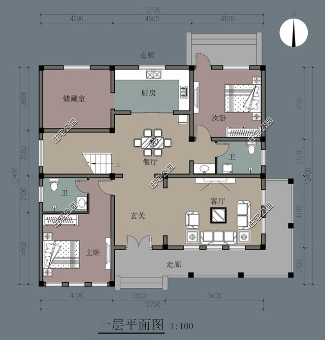 二層別墅設(shè)計(jì)圖推薦，河南農(nóng)村自建2層4室3廳農(nóng)村房，30萬的造價(jià)能蓋起來嗎？