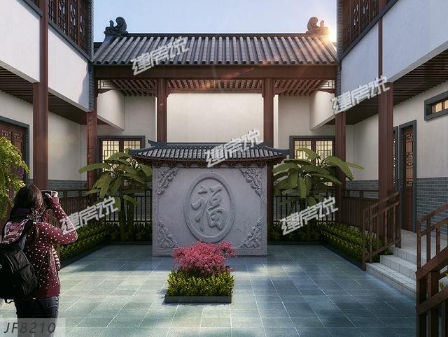 最牛四合院設計圖，廣東靚仔蓋了棟，成全村焦點，鄰居羨慕天天來串門