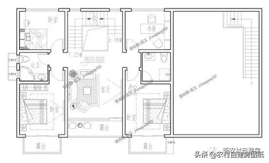 11×9米新中式農(nóng)村別墅設(shè)計(jì)圖，古色古香，一般人建不了