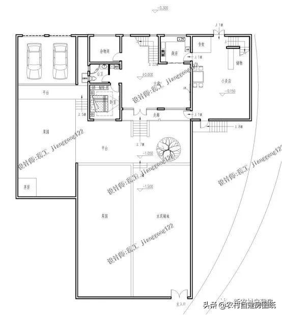 11×9米新中式農(nóng)村別墅設(shè)計(jì)圖，古色古香，一般人建不了