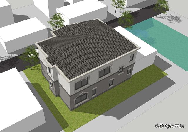 長沙2層歐式別墅設(shè)計圖，宅基地小也不怕！小體量也有大空間