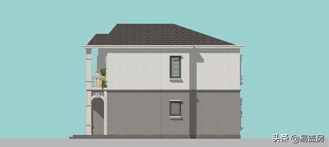 長沙2層歐式別墅設(shè)計圖，宅基地小也不怕！小體量也有大空間
