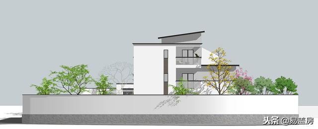 現(xiàn)代別墅設(shè)計(jì)圖，56萬帶車庫佛堂，開敞設(shè)計(jì)大氣十足，還有屋頂隔熱！