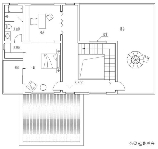 現(xiàn)代別墅設(shè)計(jì)圖，56萬帶車庫佛堂，開敞設(shè)計(jì)大氣十足，還有屋頂隔熱！