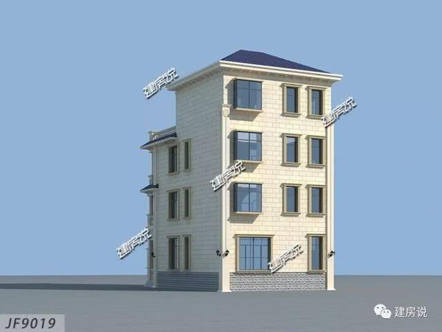 精美四層別墅設(shè)計圖，占地僅96㎡，也能建得如此實用美觀，賺大了