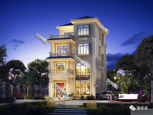 精美四層別墅設(shè)計圖，占地僅96㎡，也能建得如此實用美觀，賺大了