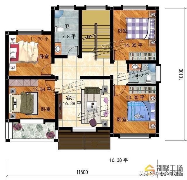 曬曬客戶(hù)新建的農(nóng)村三層小別墅及設(shè)計(jì)圖，造價(jià)40萬(wàn)能拿下嗎？