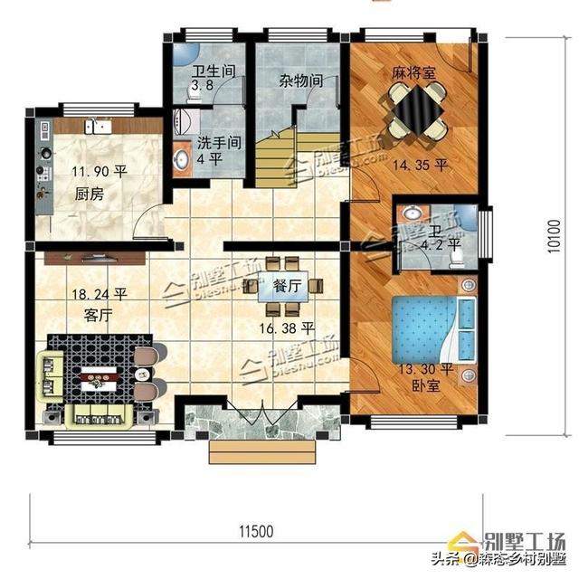 曬曬客戶(hù)新建的農(nóng)村三層小別墅及設(shè)計(jì)圖，造價(jià)40萬(wàn)能拿下嗎？