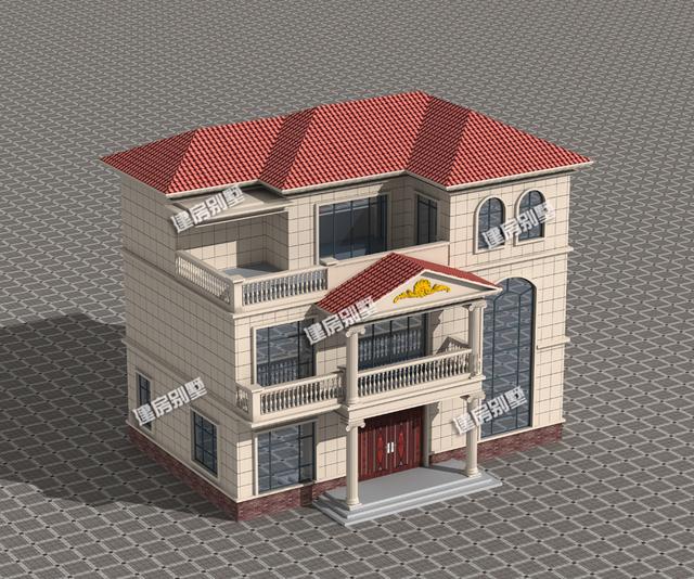 三層別墅設(shè)計(jì)圖，小進(jìn)深更需要好好布局，神位露臺(tái)都不缺