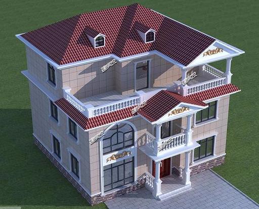 最漂亮別墅設計圖，湖南兩兄弟建村里惹全村人羨慕，隔壁村都繞路來看