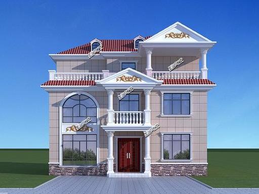 最漂亮別墅設計圖，湖南兩兄弟建村里惹全村人羨慕，隔壁村都繞路來看