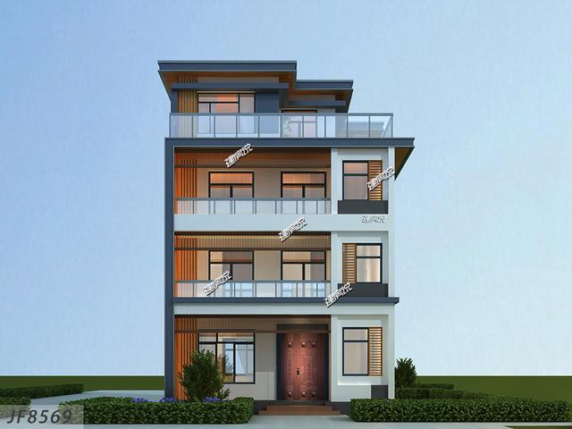 家有豪宅別人都羨慕不已，這款四層現(xiàn)風格別墅設(shè)計圖，外觀時尚，布局合理