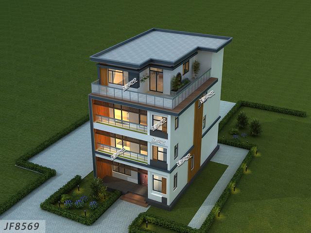 家有豪宅別人都羨慕不已，這款四層現(xiàn)風格別墅設(shè)計圖，外觀時尚，布局合理