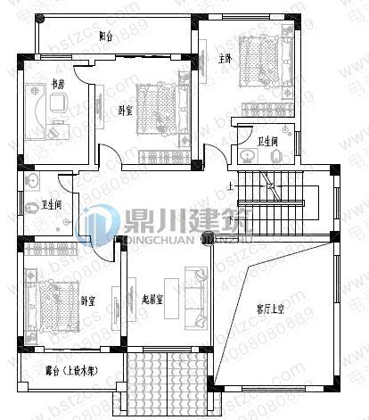 5款三層小別墅設計圖，農村房子這樣建夠大氣夠體面，復式客廳+大露臺