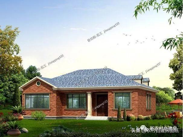 幾款一層養(yǎng)老別墅設計圖，造型簡單，造價經(jīng)濟，簡單實用