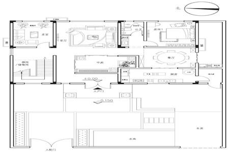 2024年新款中式風(fēng)格農(nóng)村三層別墅設(shè)計(jì)圖，外觀好，空間大