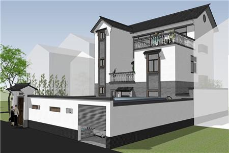 2024年新款中式風(fēng)格農(nóng)村三層別墅設(shè)計(jì)圖，外觀好，空間大