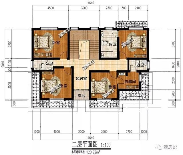 好看又實(shí)用的二層別墅設(shè)計(jì)圖，外觀新穎，戶型與眾不同