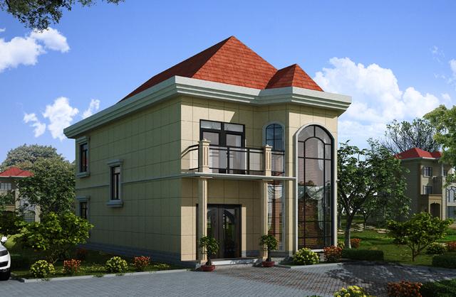 農(nóng)村自建二層別墅設(shè)計(jì)圖，開間不到9米，布局完美，又漂亮又舒適