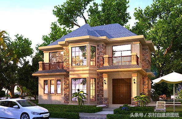 幾套20萬30萬40萬預算的別墅設計圖分享給你們，建出來一定很漂亮