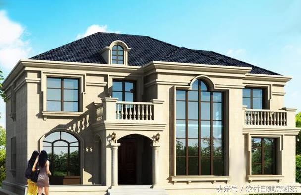 幾套20萬30萬40萬預算的別墅設計圖分享給你們，建出來一定很漂亮