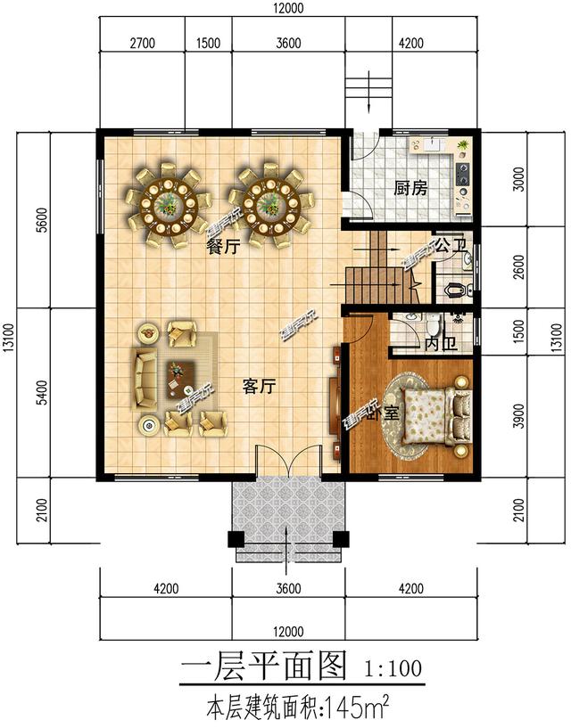 農(nóng)村最漂亮獨(dú)棟別墅設(shè)計(jì)圖，看了讓人挪不開(kāi)眼，圖紙快快收藏好