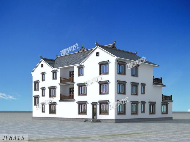 最美中式四合院設(shè)計圖，福建土豪豪砸1千萬建造，十里八鄉(xiāng)繞路來看